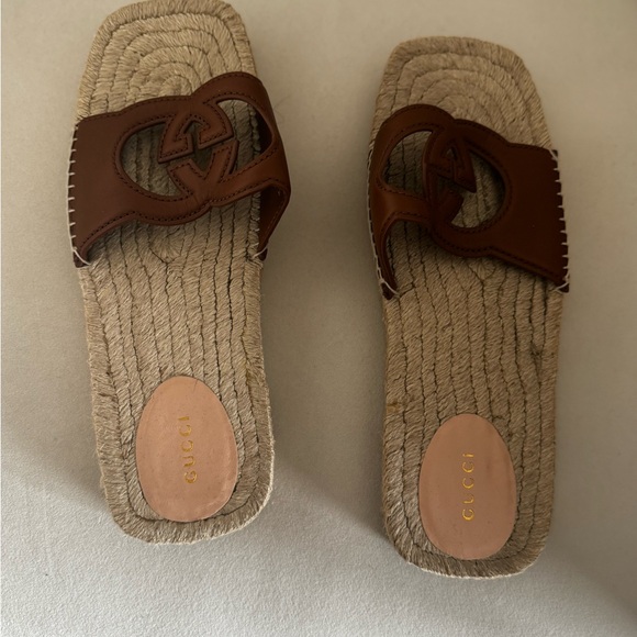 Gucci Shoes - Gucci Brown Women's Slide Sandals